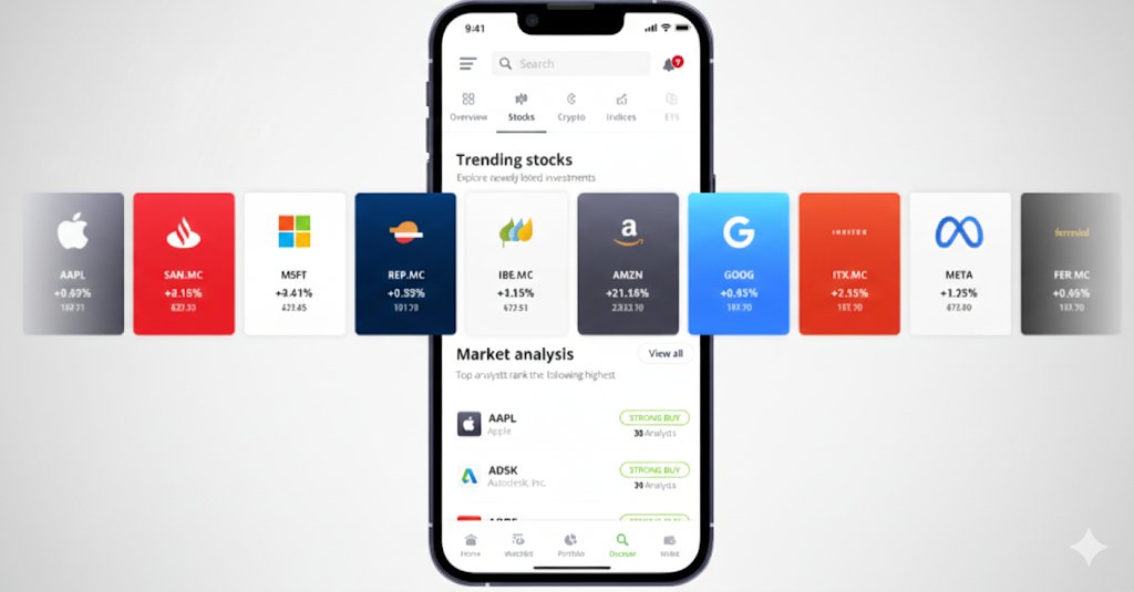 Interface de trading CapitalPartners360